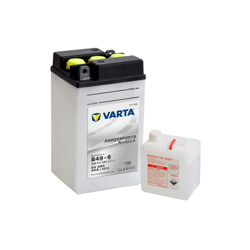 Batterie Varta B49-6 008011004 6V 8Ah (10h)