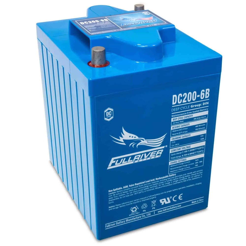 Fullriver Dc Batería Fullriver DC200-6B 6V 200Ah AGM