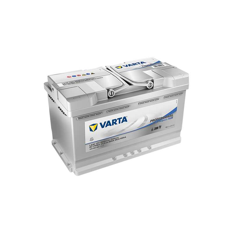 Varta LA80 battery 12V 80Ah AGM