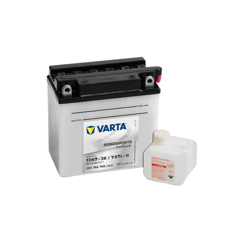 Varta 12N7-3B YB7L-B 507012004 battery 12V 7Ah (10h)