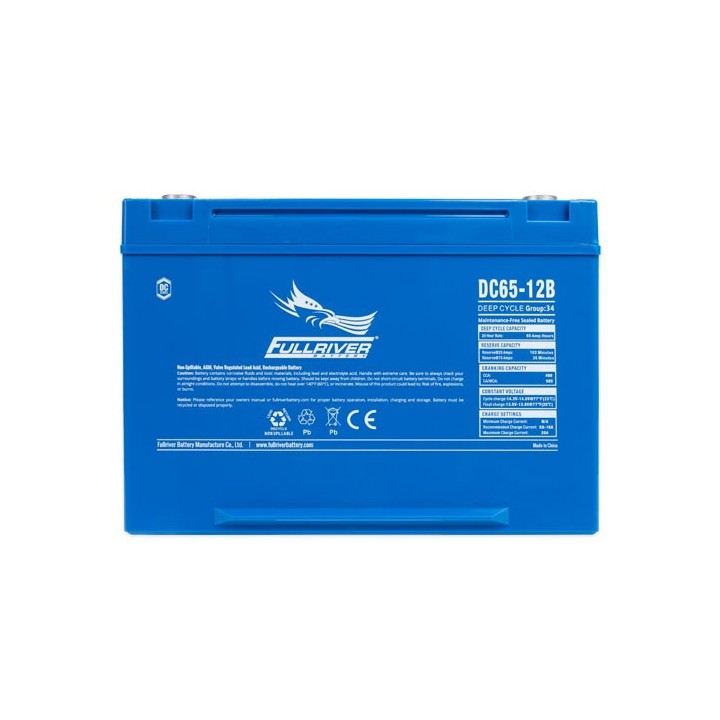 Bateria Fullriver DC65-12B 65Ah - 3