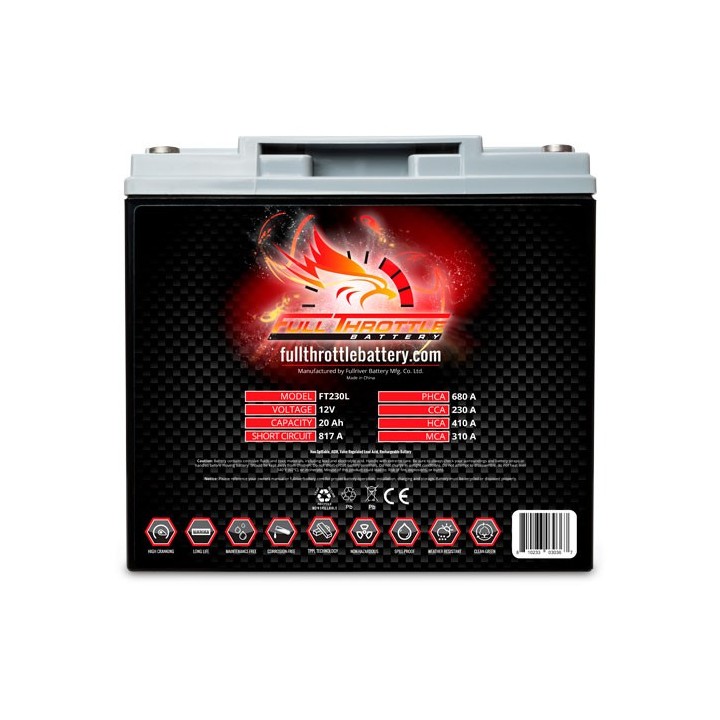 Bateria Fullriver FT230L 20Ah - 3