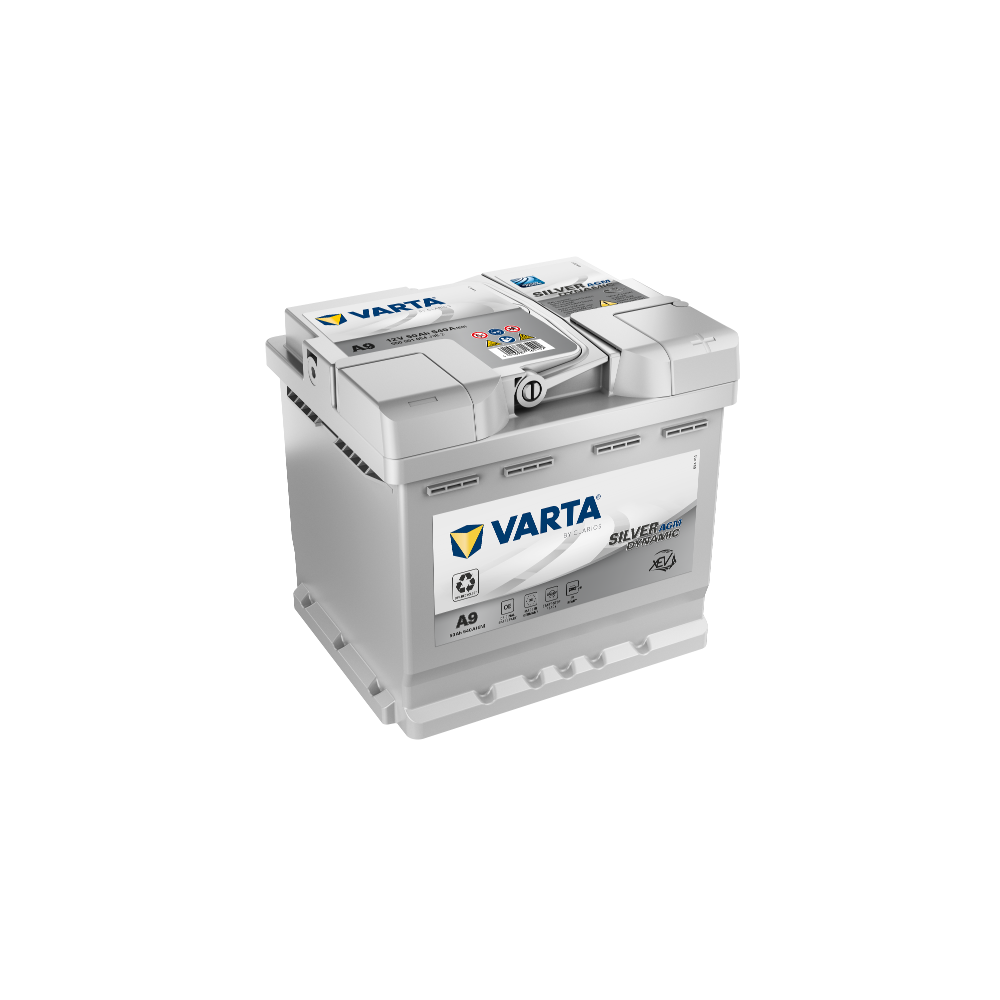 Varta A9 battery 12V 50Ah AGM