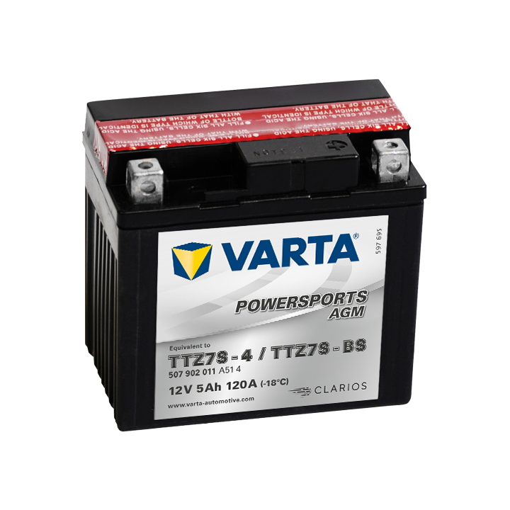 Bateria Varta TTZ7S-4,TTZ7S-BS 507902011 5Ah - 2