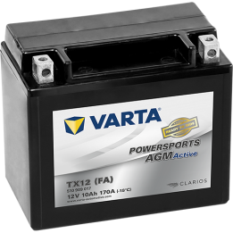 Bateria Varta YTX12-4 510909017 10Ah - 1