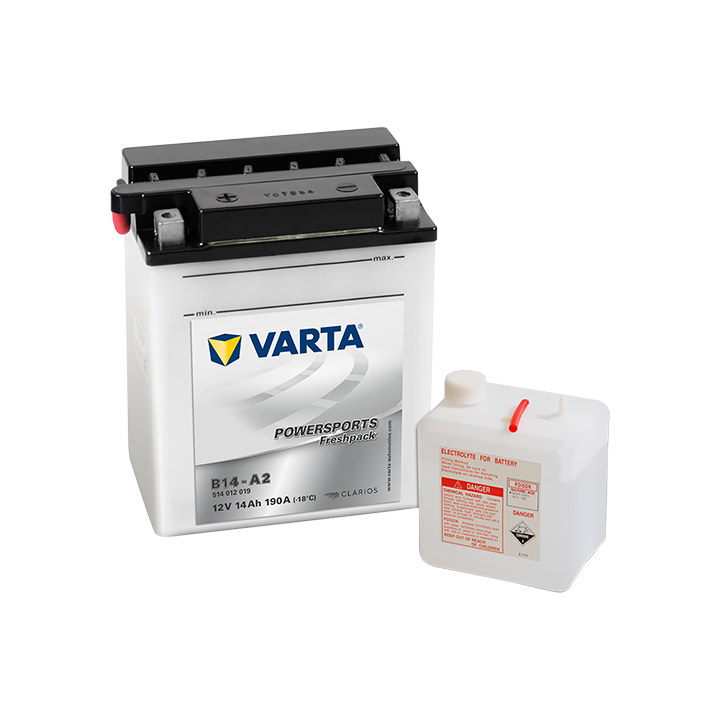 Bateria Varta YB14-A2 514012014 14Ah - 1