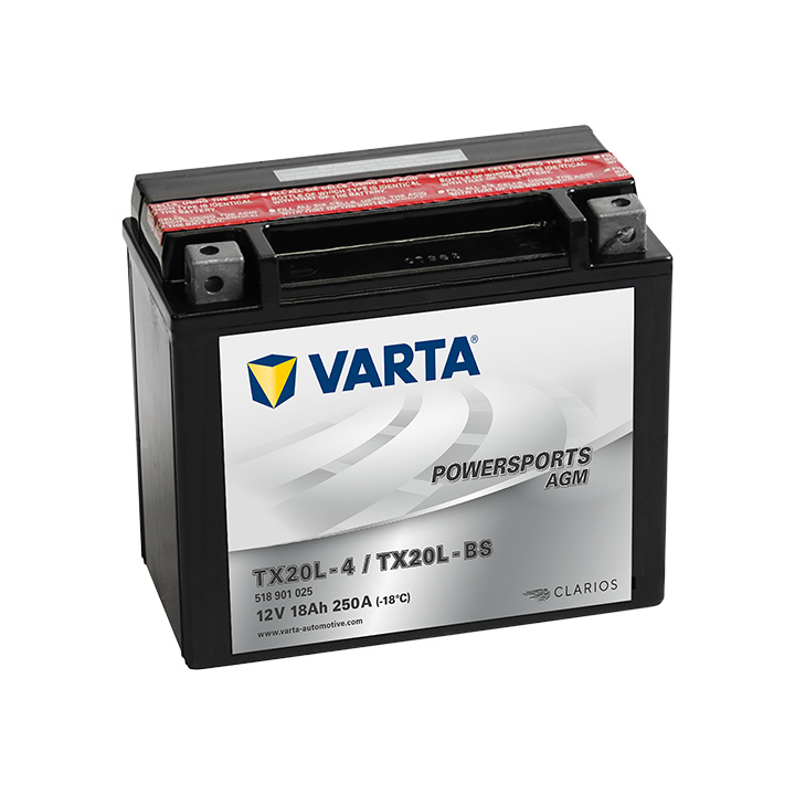 Bateria Varta YTX20L-4,YTX20L-BS 518901026 18Ah - 1
