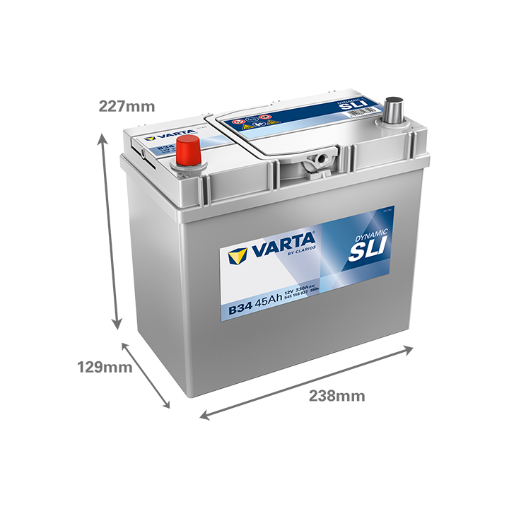 Bateria Varta B34 45Ah - 2