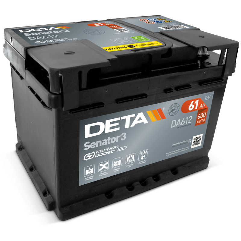 Bateria Deta DA612 12V 61Ah