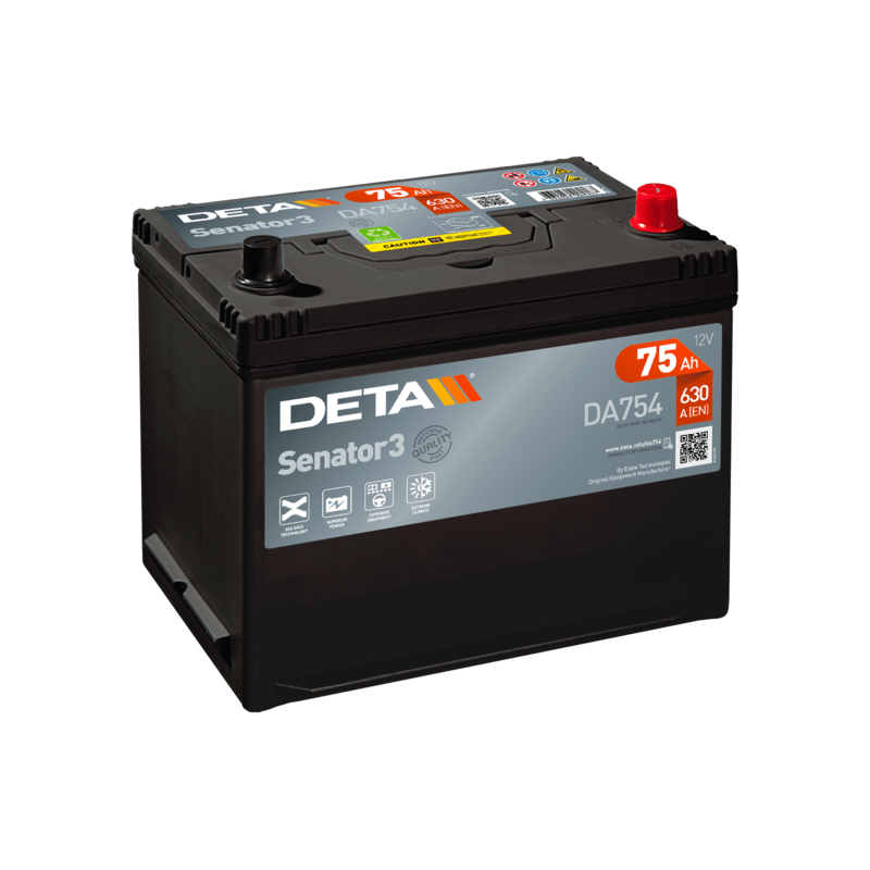 Batería Deta DA754 12V 75Ah