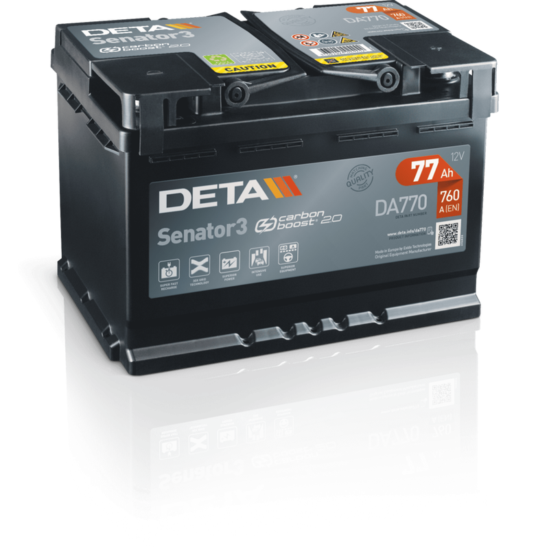 Deta DA770 battery 12V 77Ah