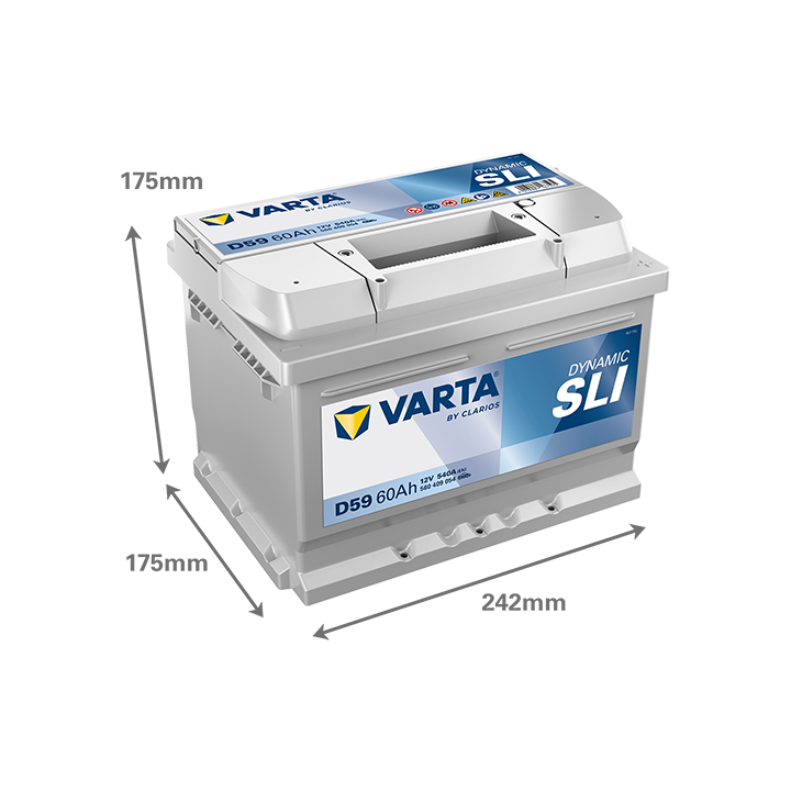 Bateria Varta D59 60Ah - 2