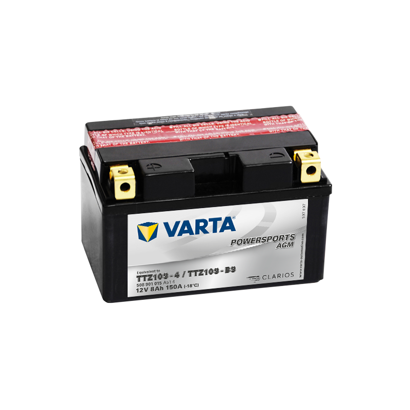 Bateria Varta TTZ10S-4 TTZ10S-BS 508901015 12V 8Ah (10h) AGM