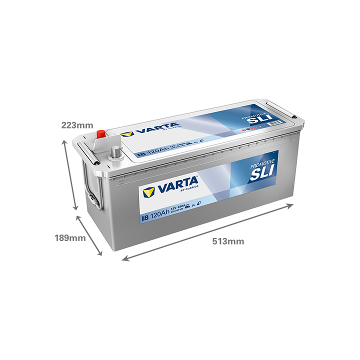 Bateria Varta I8 120Ah - 2