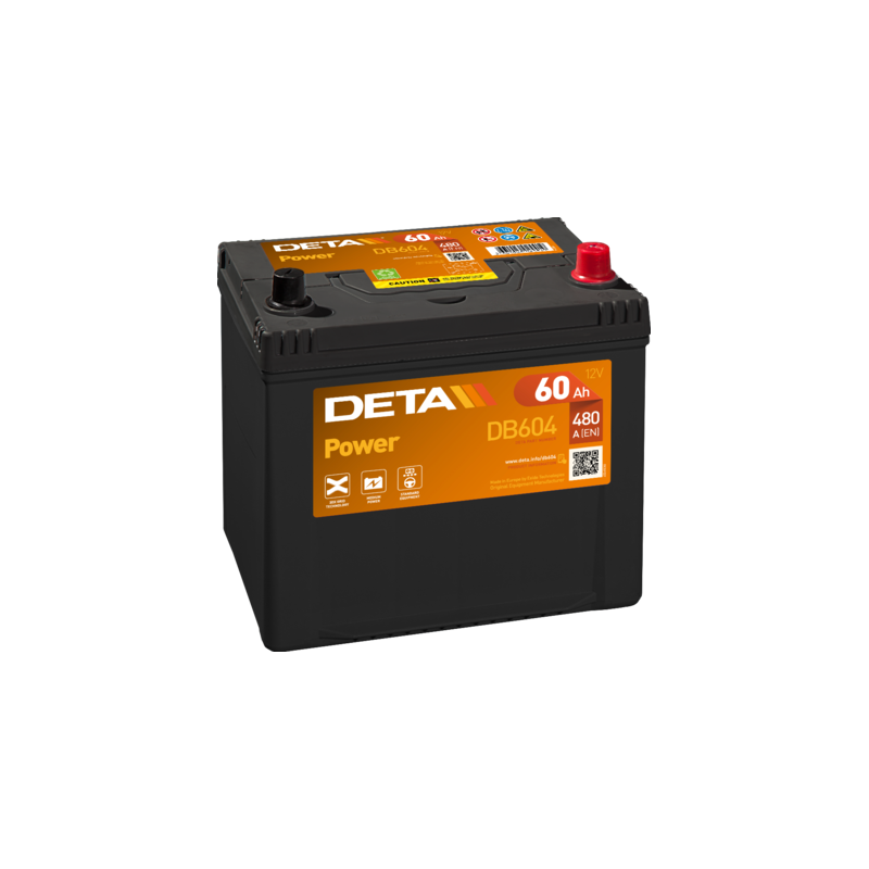 Bateria Deta DB604 12V 60Ah