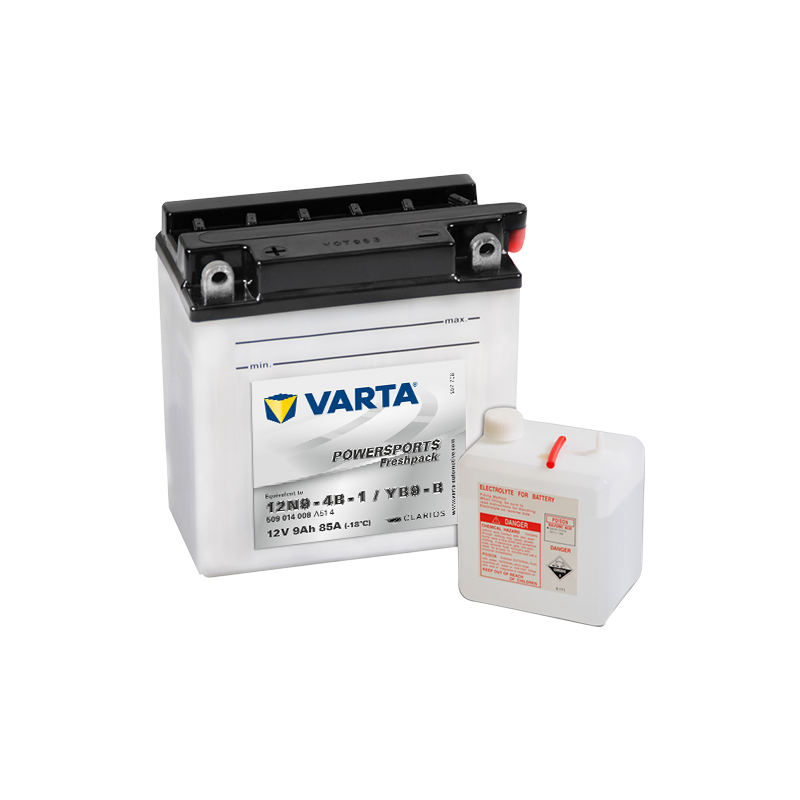 Batterie Varta 12N9-4B-1 YB9-B 509014008 12V 9Ah (10h)