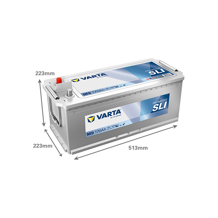 Bateria Varta M9 170Ah - 2