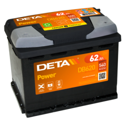 Batteria Deta DB620 12V 62Ah