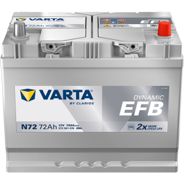 Bateria Varta N72 72Ah - 1