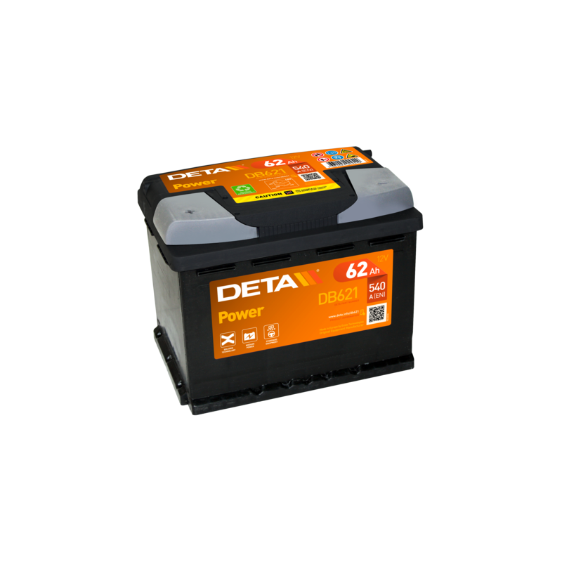 Batería Deta DB621 12V 62Ah
