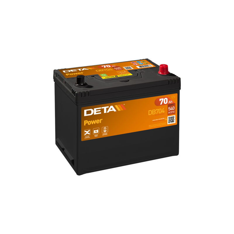 Batería Deta DB704 12V 70Ah