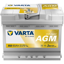 Bateria Varta D52 A8 60Ah - 1