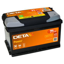 Batería Deta DB712 12V 71Ah