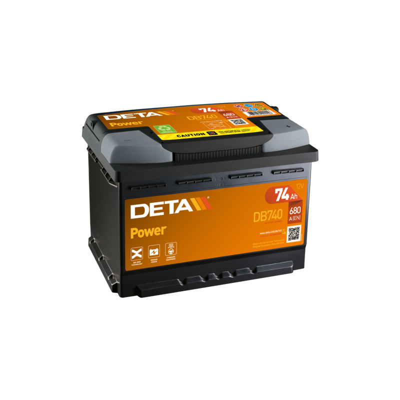 Batterie Deta DB740 12V 74Ah