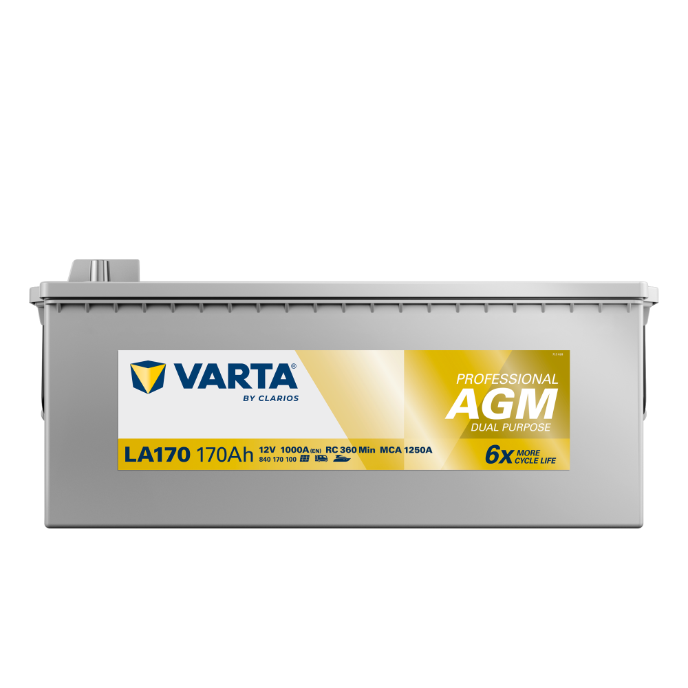 Batería de barco Varta LA170 170Ah 12V 1000A | eurobateria.es