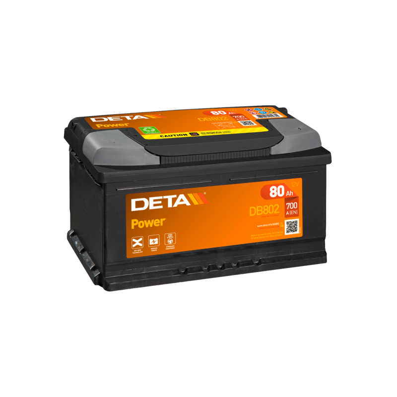 Bateria Deta DB802 12V 80Ah
