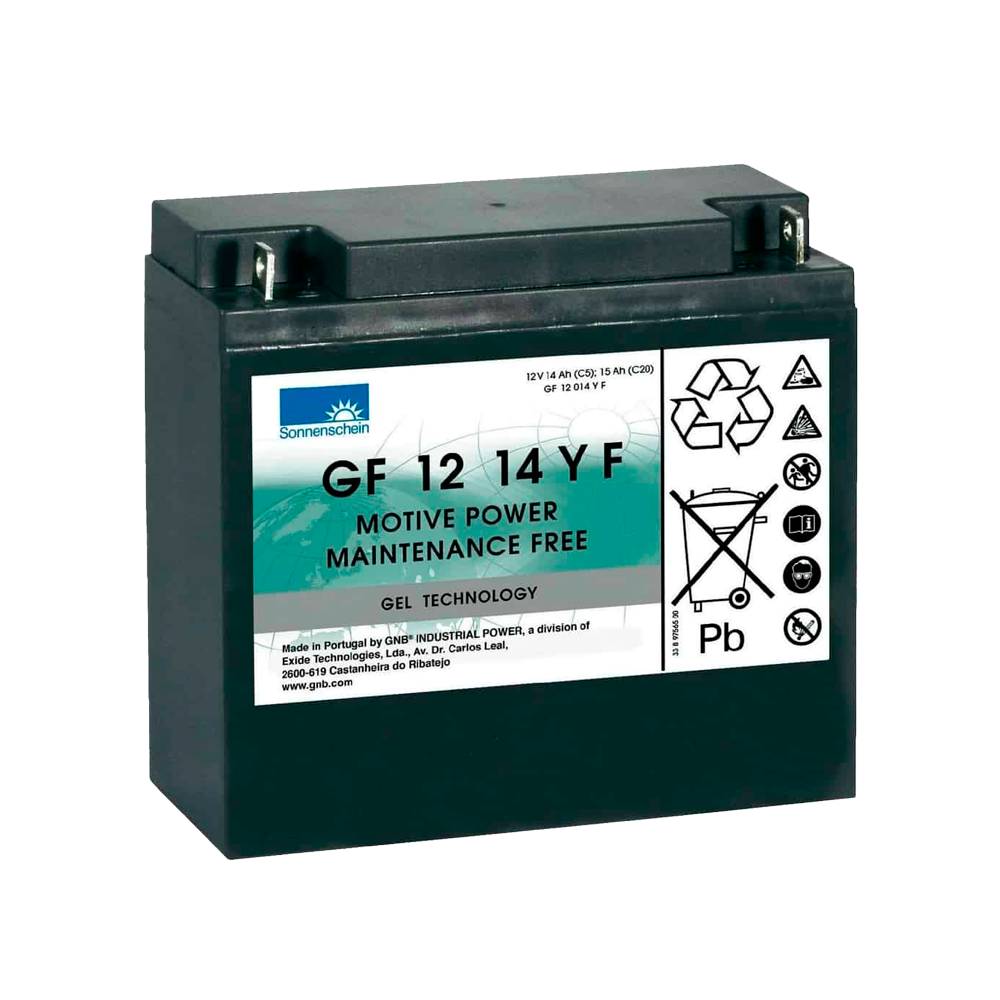 Wheelchair battery Sonnenschein GF12014YF 15Ah 12V | eurobateria.es