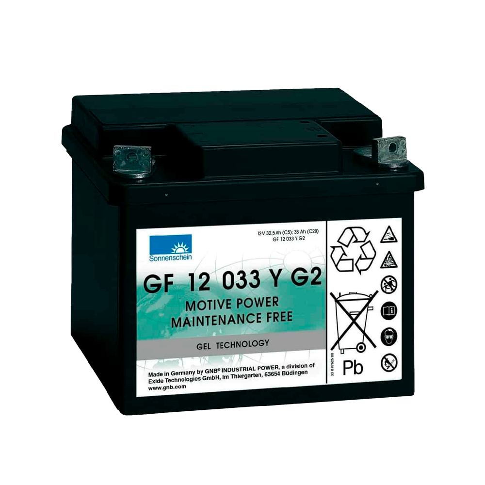 Batería de movilidad Sonnenschein GF12033YG2 38Ah 12V | eurobateria.es