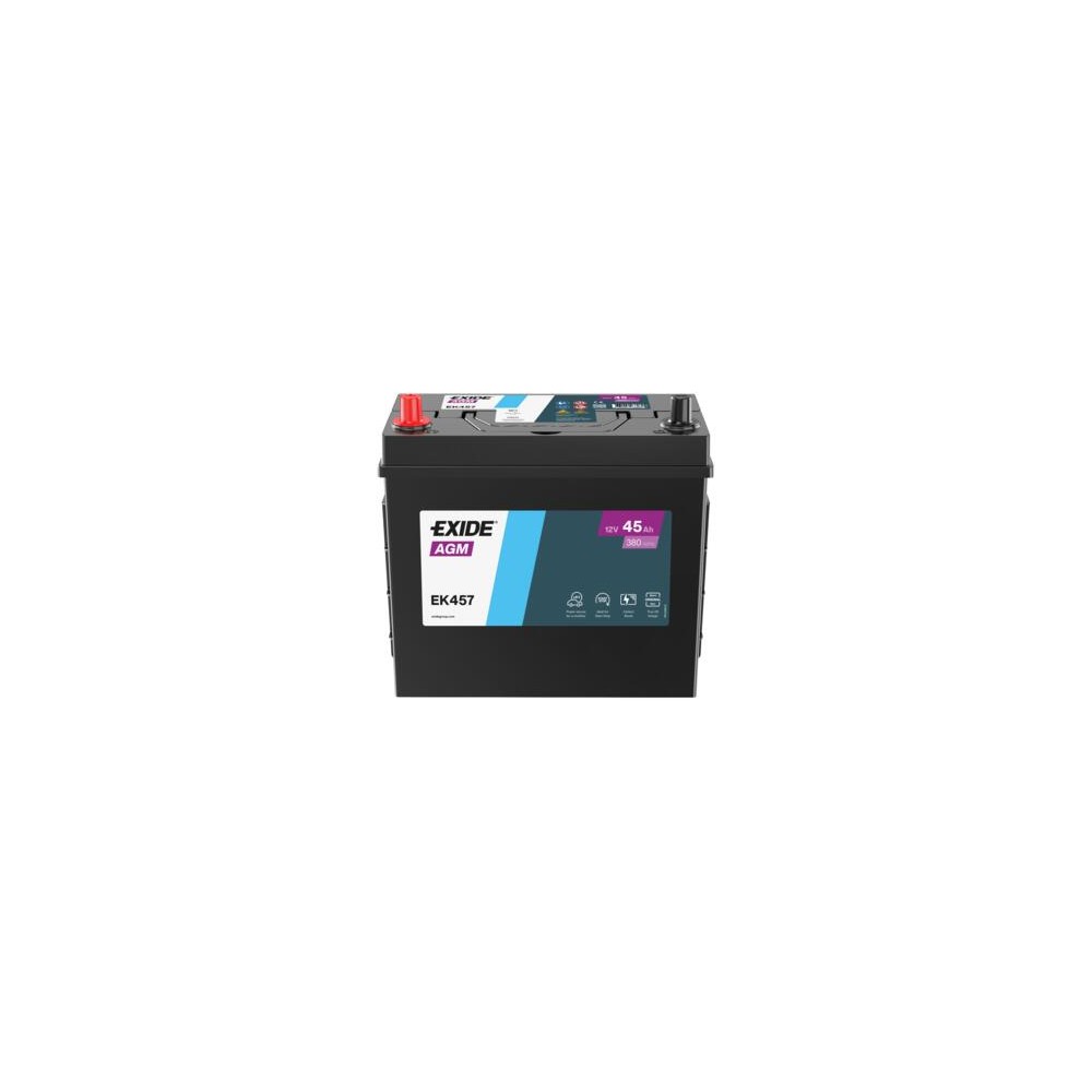 Batteria ausiliaria Exide EK457 45Ah 12V 380A | eurobateria.es