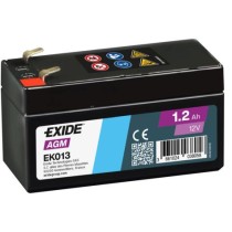 Car battery Exide EK013 1.20Ah 12V 18A | eurobateria.es