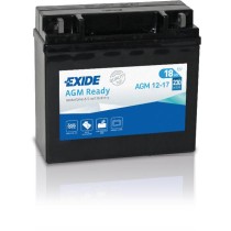 Batería de moto Exide AGM12-17 18Ah 12V 230A | eurobateria.es