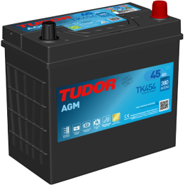 Batería auxiliar Tudor TK454 45Ah 12V 380A | eurobateria.es