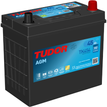 Batería auxiliar Tudor TK454 45Ah 12V 380A | eurobateria.es