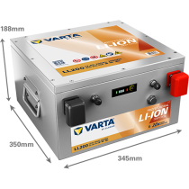 Bateria de barco Varta LL200 200Ah 12.80V | eurobateria.es