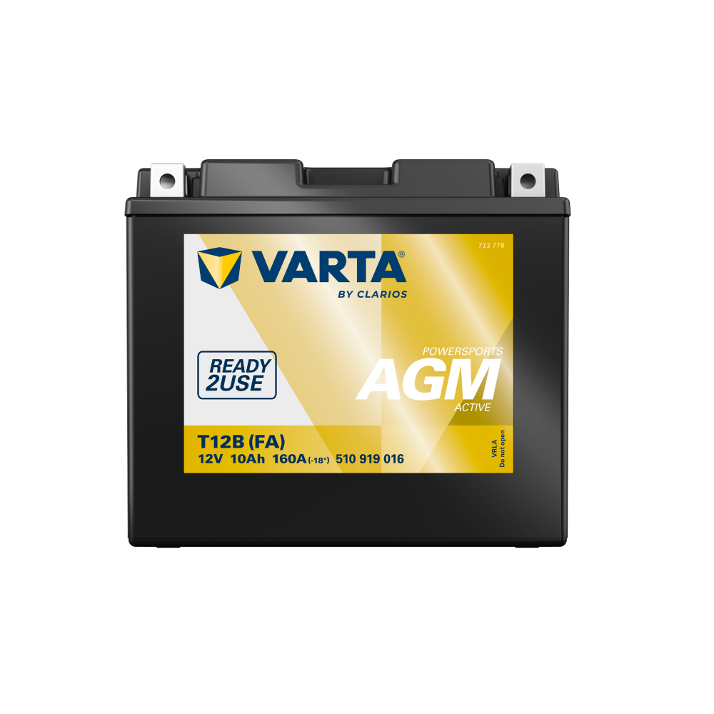 Bateria de mota Varta 510919016 10Ah (10h) 12V 160A | eurobateria.es