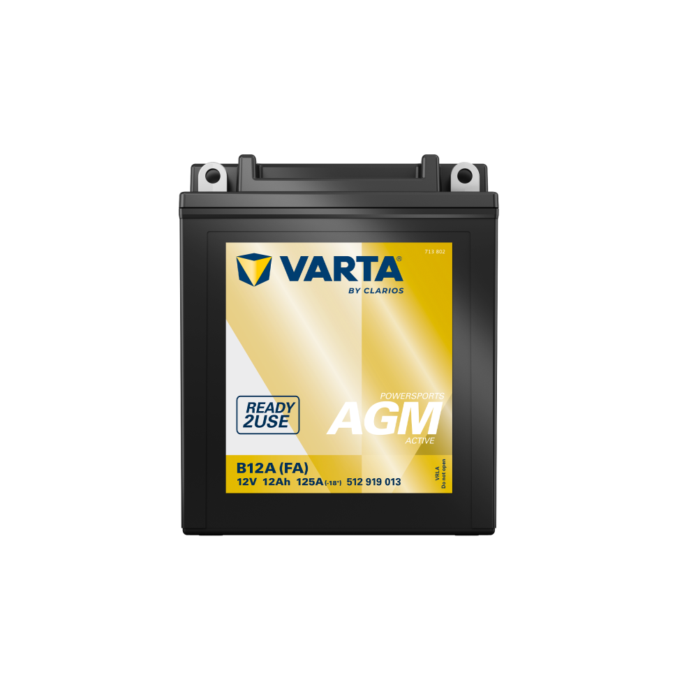 Motorcycle battery Varta 512919013 12Ah (10h) 12V 125A | eurobateria.es
