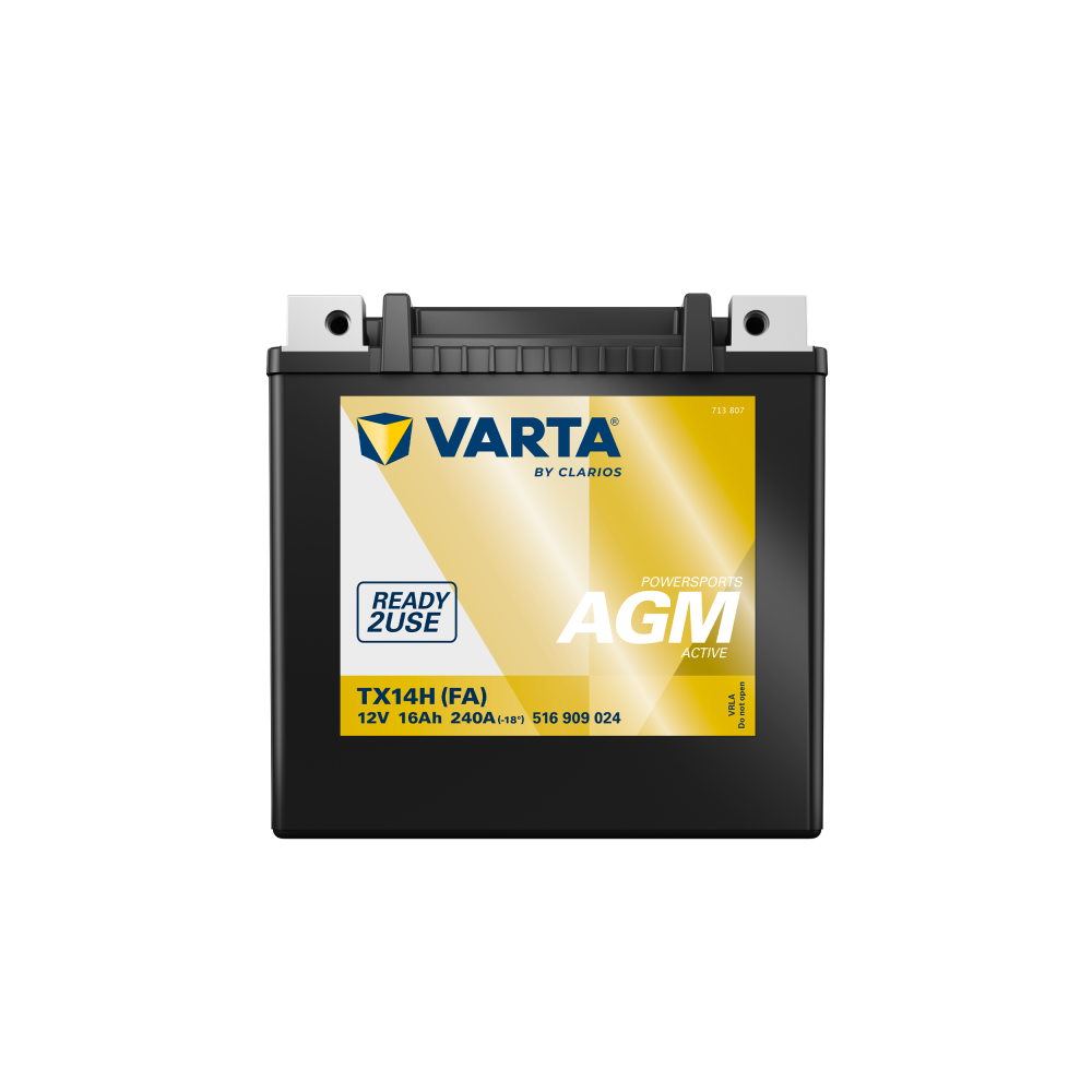Batteria per moto Varta 516909024 16Ah (10h) 12V 240A | eurobateria.es