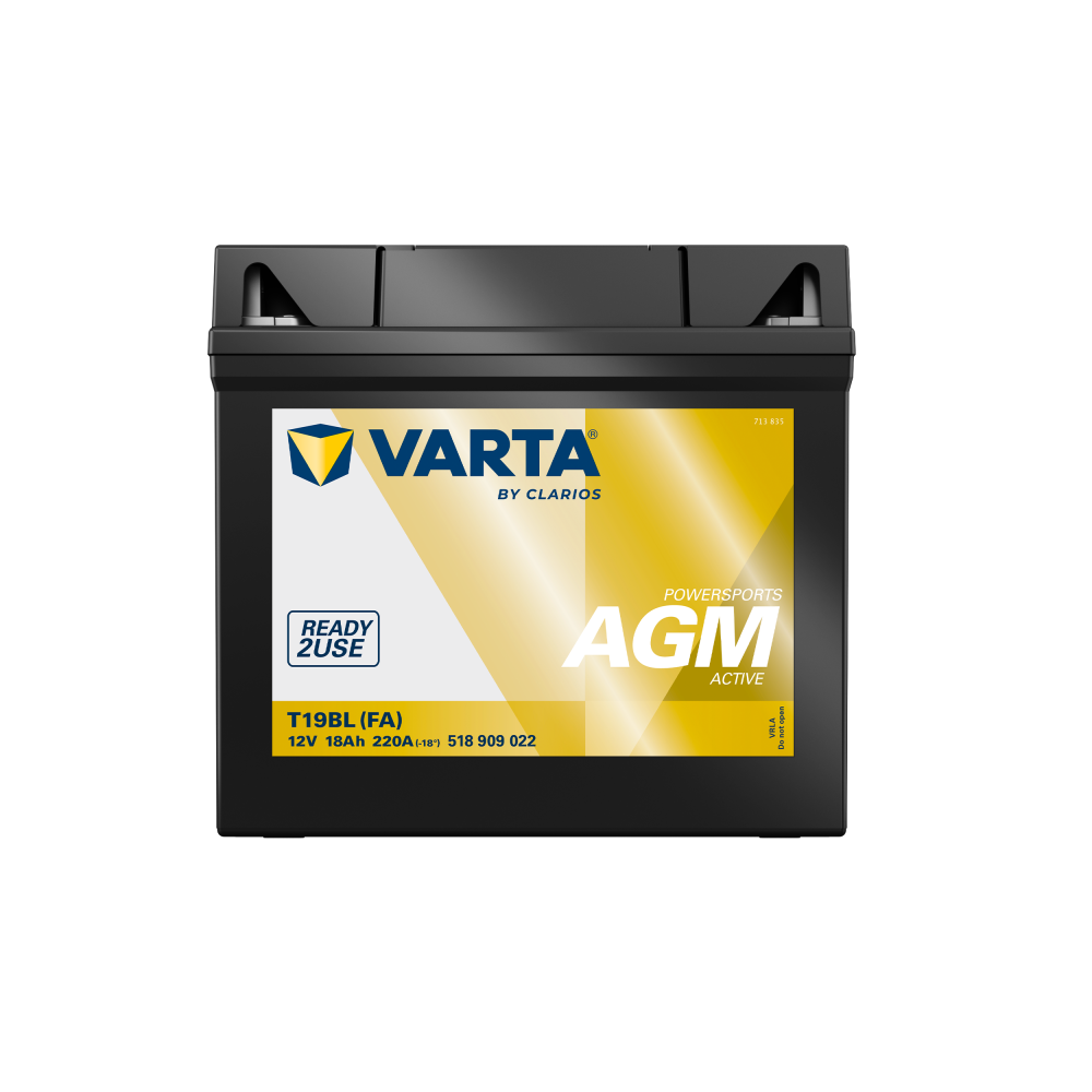 Batterie de moto Varta 518909022 18Ah (10h) 12V 220A | eurobateria.es