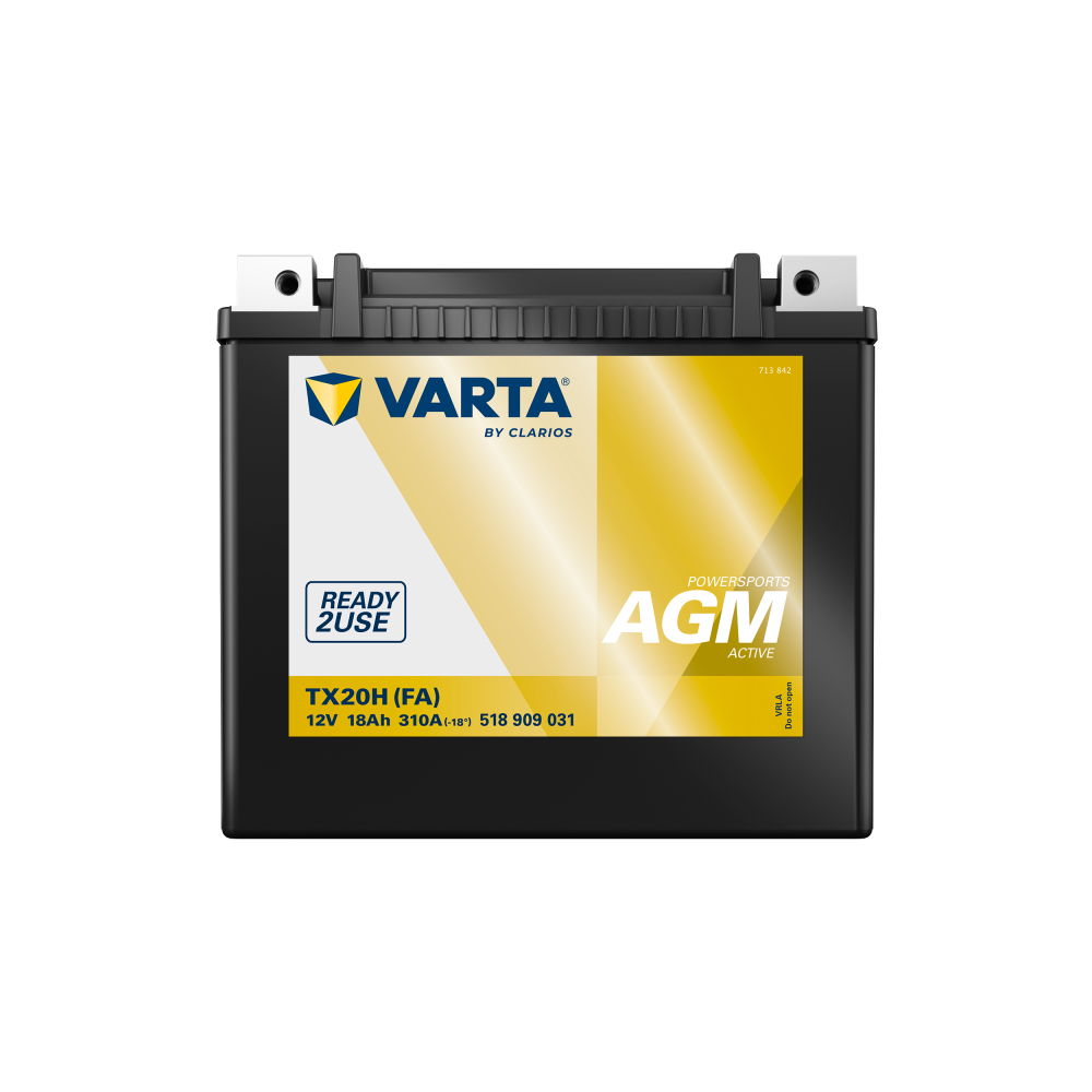 Batterie de moto Varta 518909031 18Ah (10h) 12V 310A | eurobateria.es