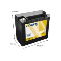 Batteria per moto Varta 518919031 18Ah (10h) 12V 310A | eurobateria.es