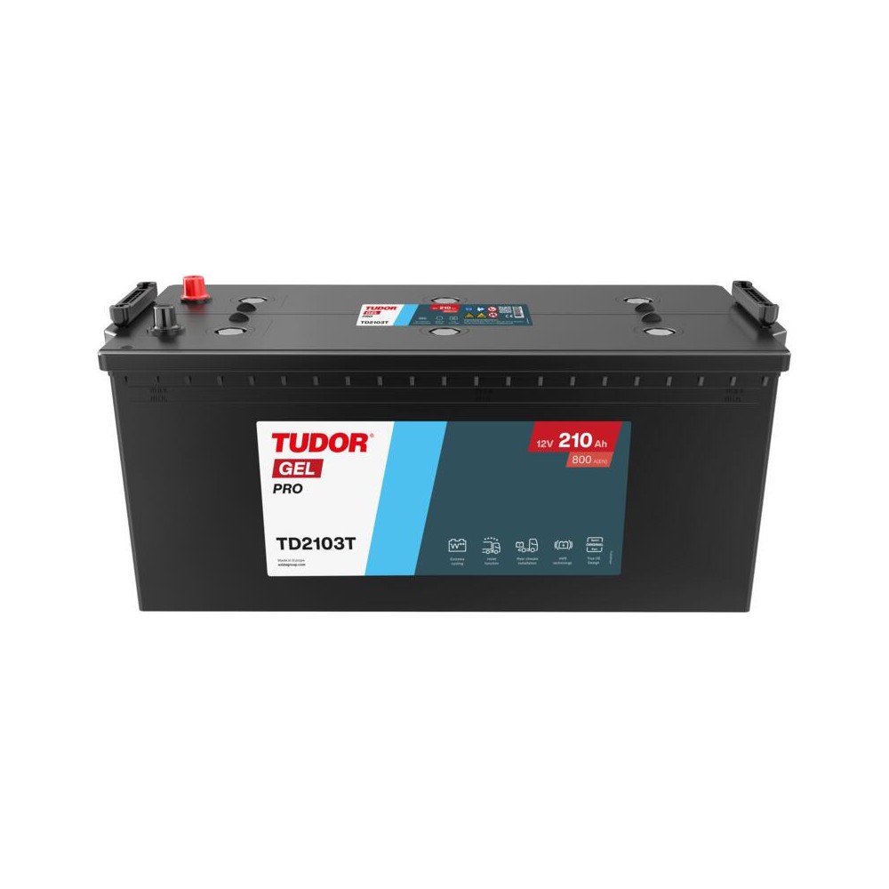 Batterie de camion Tudor TD2103T 210Ah 12V 800A | eurobateria.es