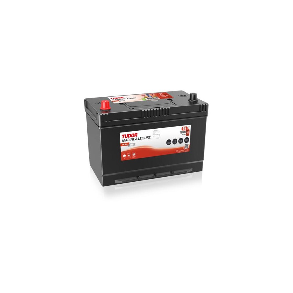 Bateria de barco Tudor TZ800 95Ah 12V 800A | eurobateria.es