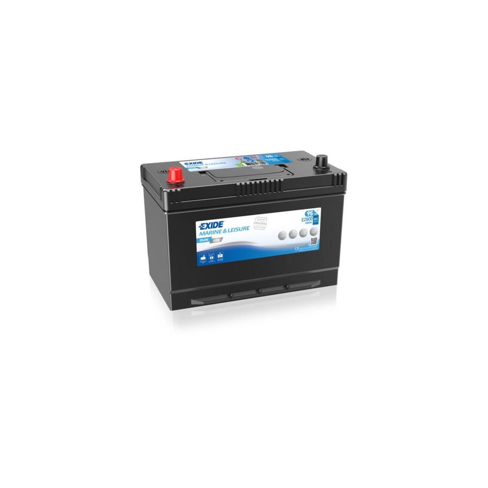 Batteria nautica Exide EZ800 95Ah 12V 800A | eurobateria.es