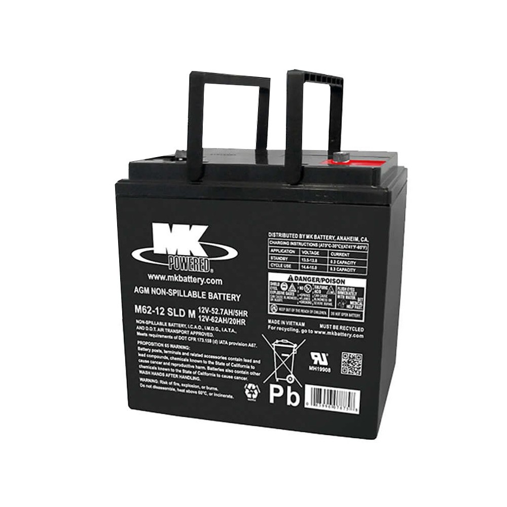 Batterie pour fauteuil roulant MK M62-12 SLD M 65Ah 12V AGM