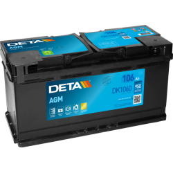 Batería Deta DK1060 12V 106Ah AGM