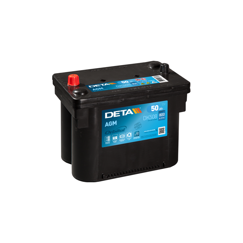 Batería Deta DK508 12V 50Ah AGM